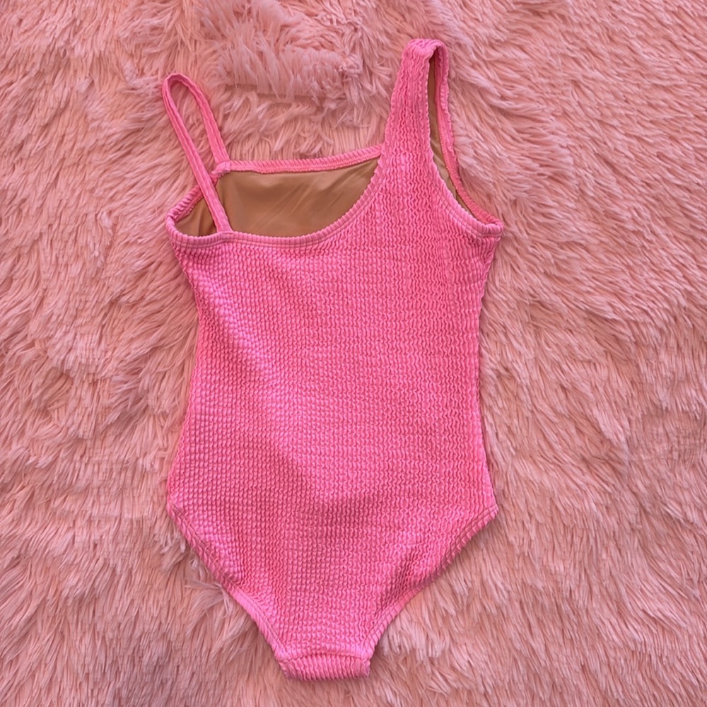 Shade Critters Pink Crinkle One Piece Swimsuit - Picture 2 of 3